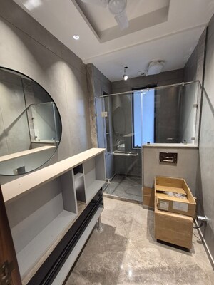 Attached Bathroom in 3 BHK Apartment at Shubh Niketan Apartments, Paschim Vihar – for Rent