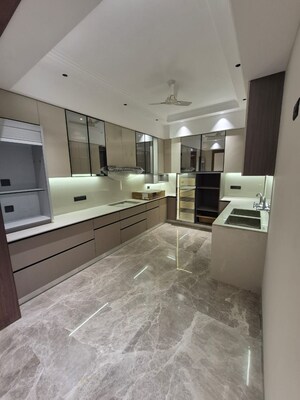 Kitchen in 3 BHK Apartment at Shubh Niketan Apartments, Paschim Vihar – for Rent