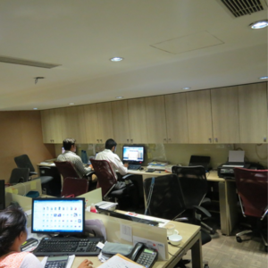 Team Area in  Office Space at JMD Megapolis, Tikri – for Rent