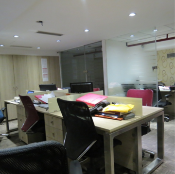 Team Area in  Office Space at Spaze ITech Park, Sispal Vihar – for Rent