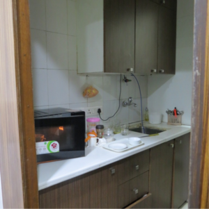 Kitchen in  Office Space at Spaze ITech Park, Sispal Vihar – for Rent