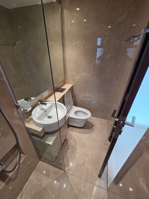 Bathroom in 2 BHK Apartment at Hiranandani Highland, Powai – for Rent