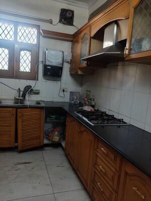 Kitchen in 3 BHK Builder Floor at Baba Colony – for Sale