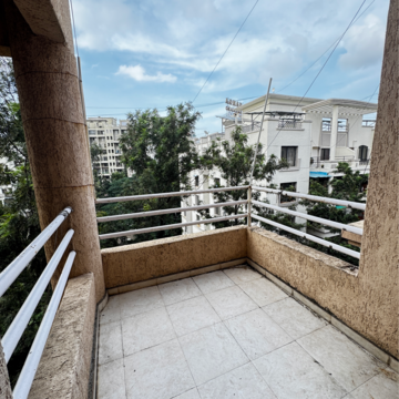 Balcony in Studio Apartment at Ganga Orchad Phase II, Mundhwa Road – for Rent