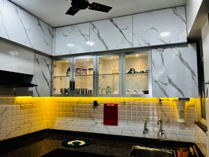 Kitchen in 1 BHK Apartment at Majestique Mrugavarsha, Dhayari – for Rent