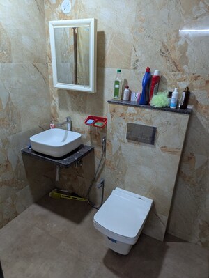 Bathroom in 2 BHK Apartment at Raghav Marvel, Kurla East – for Rent