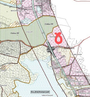 4 BHK Apartment – Map Location View at Himayath Sagar - for Sale