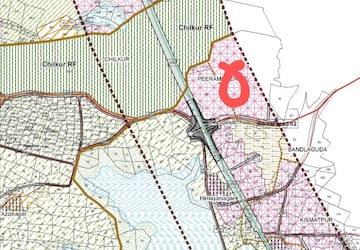 4 BHK Apartment – Map Location View at Himayath Sagar - for Sale