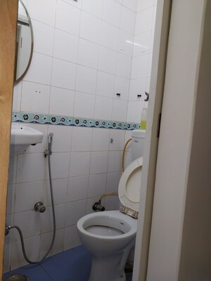 Bathroom in  Office Space at Thacker Tower, Vashi Sector 17 – for Rent