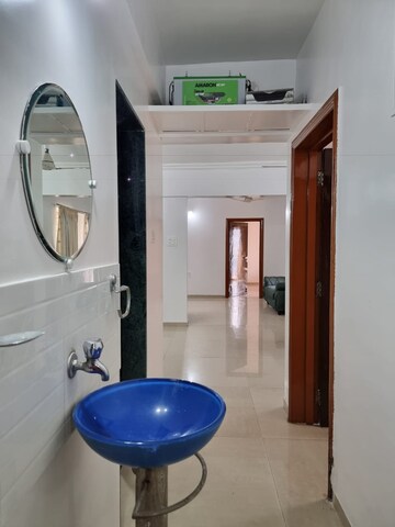 Bathroom in 3 BHK Apartment at Goel Ganga Carnation, Koregaon Park – for Rent