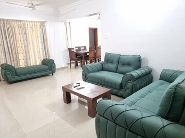 Living Room in 3 BHK Apartment at Goel Ganga Carnation, Koregaon Park – for Rent