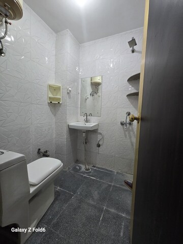 Bathroom in 1 BHK Builder Floor at Chattarpur – for Rent