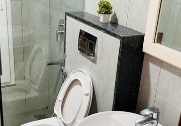 Bathroom in 3 BHK Apartment at L&T Raintree Boulevard, Hebbal – for Rent