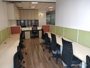 Team Area in  Office Space at Real Tech Park, Vashi Sector 30a – for Rent
