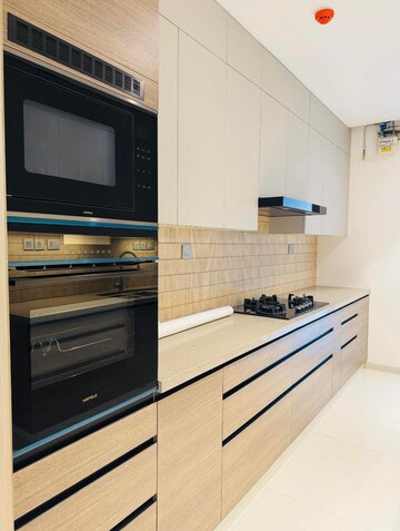 Kitchen in 4 BHK Apartment at Rustomjee Crown, Prabhadevi – for Rent
