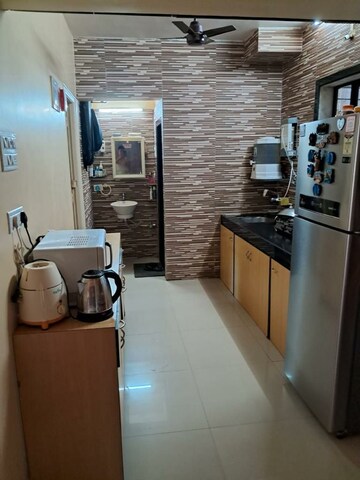 Kitchen in 2 BHK Apartment at Akurli Om, Kandivali East – for Rent