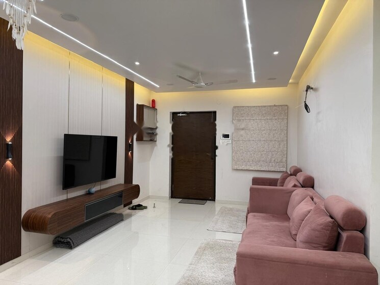 Living Room, frontline-seven 3 Bedroom 1950 Sq.Ft. Apartment In Kokapet Hyderabad 9362863