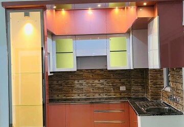 Kitchen in 2 BHK Apartment at Amrapali Centurian Park, Tech Zone 4 Greater Noida – for Rent