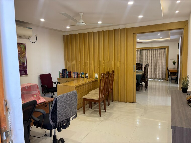 Living Room, movie-towers 3.5 Bedroom 2813 Sq.Ft. Apartment In Kokapet Hyderabad 9362892