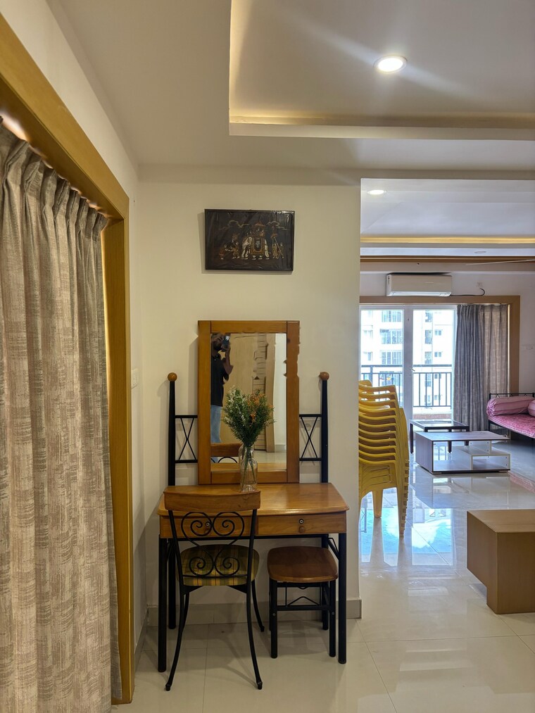Living Room, movie-towers 3.5 Bedroom 2813 Sq.Ft. Apartment In Kokapet Hyderabad 9362892