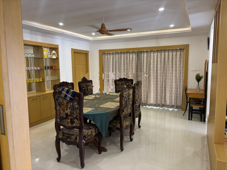 Dining area, movie-towers 3.5 Bedroom 2813 Sq.Ft. Apartment In Kokapet Hyderabad 9362892