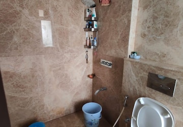 Bathroom in 3 BHK Apartment at Lodha Splendora, Bhayandarpada – for Rent