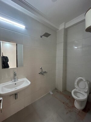 Bathroom in 1 BHK Builder Floor at Freedom Fighters Enclave – for Rent