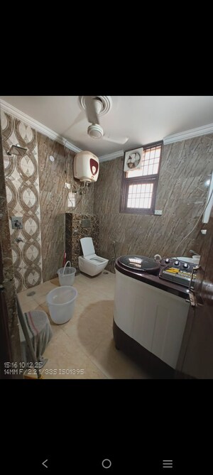 Bathroom in 3 BHK Builder Floor at Saket – for Rent