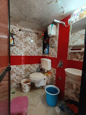 Bathroom in 1 BHK Apartment at Raunak Bliss B1, Ghodbunder Road – for Sale