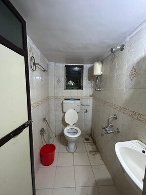 Bathroom in 1 BHK Apartment at Fiama Residency, Thane West – for Sale