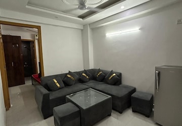 Living Room in 1 BHK Builder Floor at Freedom Fighters Enclave – for Rent