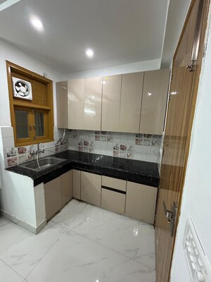Kitchen in 1 BHK Builder Floor at Freedom Fighters Enclave – for Rent