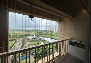 Balcony in 1 BHK Apartment at Laabh Pehla Ghar Shubh Sanket Complex, Ghodbunder Road – for Sale