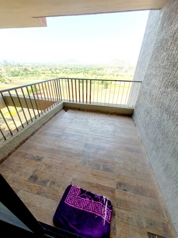 Balcony in 2 BHK Apartment at Shapoorji Pallonji Sensorium, Hinjewadi – for Rent