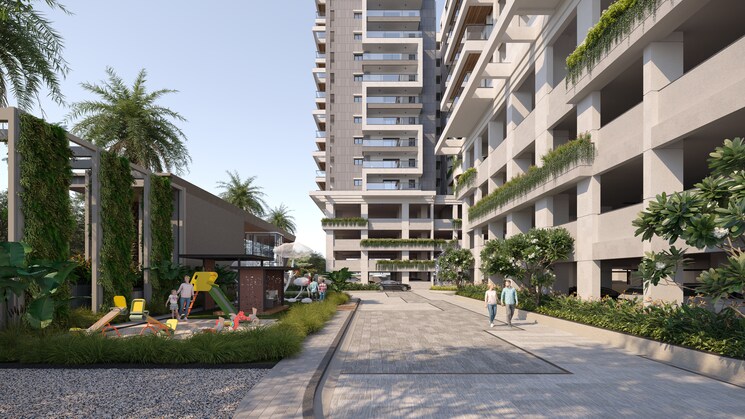 Exterior View, om-sree-skypark 3 Bedroom 1815 Sq.Ft. Apartment In Kompally Hyderabad 9363161
