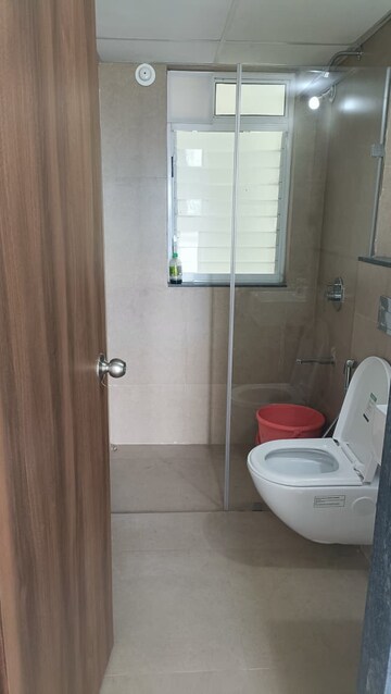 Bathroom in 2 BHK Apartment at Runwal The Central Park, Chinchwad – for Rent