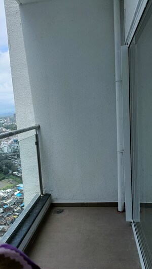 Balcony in 2 BHK Apartment at Runwal The Central Park, Chinchwad – for Rent