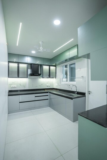 Kitchen in 3 BHK Apartment at Jayabheri The Nirvana, Gopanpally – for Rent