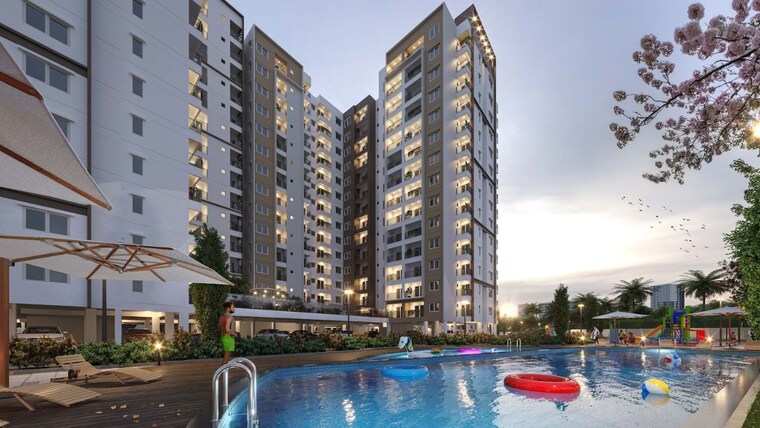 Exterior View, sowparnika-rhythm-of-rain 3 Bedroom 1601 Sq.Ft. Apartment In Whitefield Bangalore 9353004