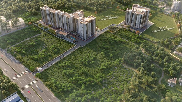 Exterior View, sowparnika-rhythm-of-rain 3 Bedroom 1601 Sq.Ft. Apartment In Whitefield Bangalore 9353004