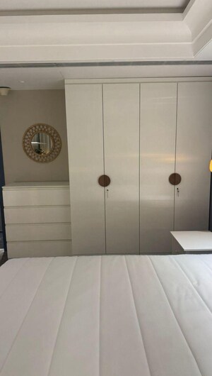 Bathroom in 3 BHK Apartment at Lodha Trump Tower, Worli – for Rent