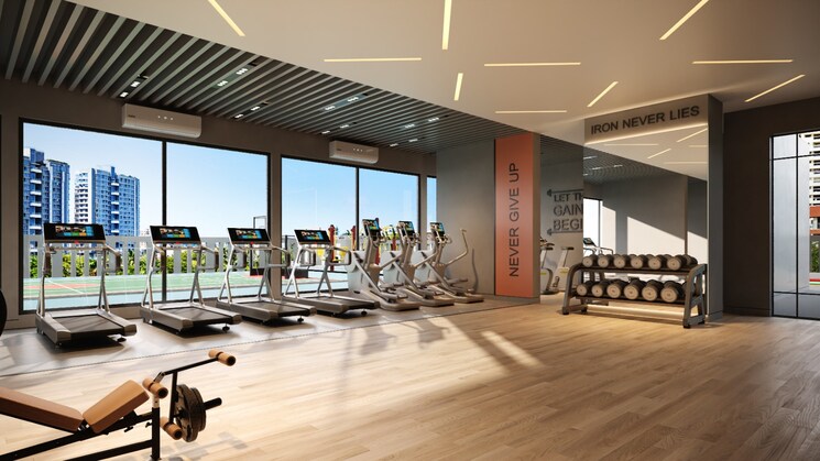 Gym, disha-elysium 3 Bedroom 1070 Sq.Ft. Apartment In Versova Mumbai 9363321