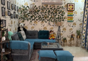 Living Room in 2 BHK Builder Floor at Dhakoli – for Sale