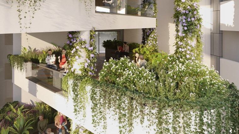 Exterior View, om-sree-skypark 3 Bedroom 2235 Sq.Ft. Apartment In Kompally Hyderabad 9363344