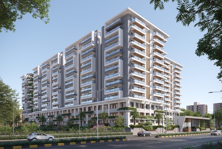 Exterior View, om-sree-skypark 3 Bedroom 2235 Sq.Ft. Apartment In Kompally Hyderabad 9363344