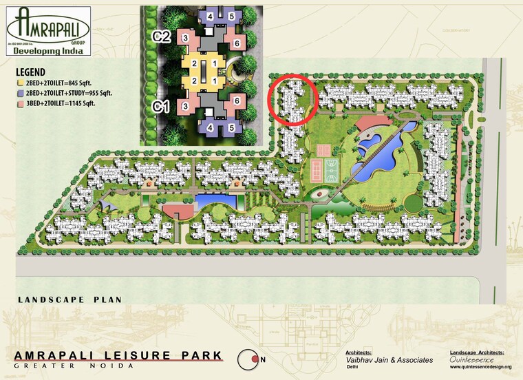 Master Plan, amrapali-leisure-park 2 Bedroom 845 Sq.Ft. Apartment In Amrapali Leisure Valley Greater Noida 9357052