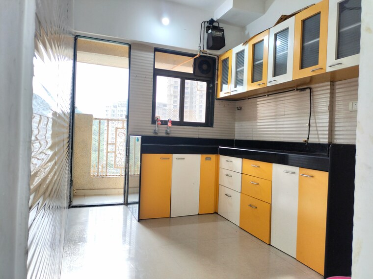 Kitchen, cosmos-jewels 2 Bedroom 700 Sq.Ft. Apartment In Ghodbunder Road Thane 9363506