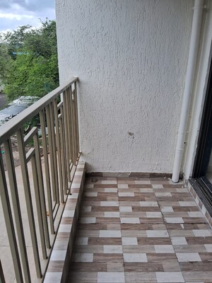 Balcony in 1 BHK Apartment at Regency Anantam, Dombivli East – for Rent