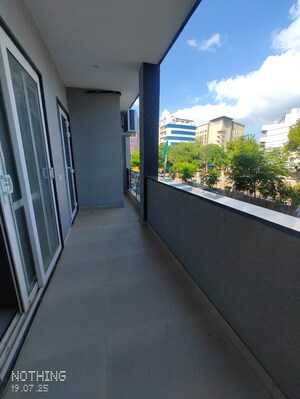 Balcony in 3 BHK Builder Floor at Sector 45 – for Rent