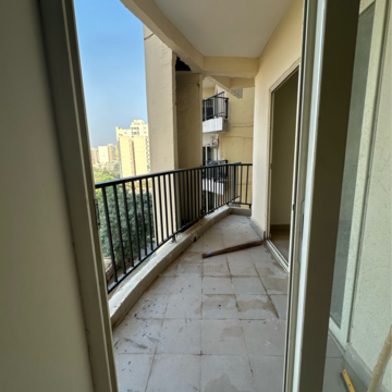 Balcony in 2.5 BHK Apartment at GLS Crown Avenue, Sector 92 – for Rent